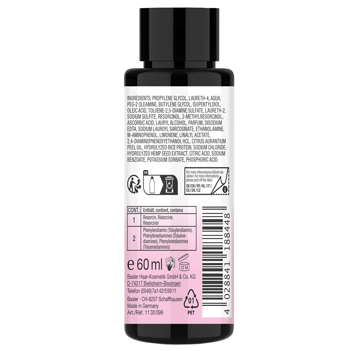 basler SHADES Color & Gloss 4-0 mittelbraun 60 ml - 3