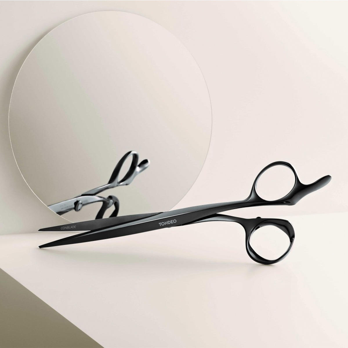 Tondeo Hair scissors Zentao Black Offset 6½" - 3
