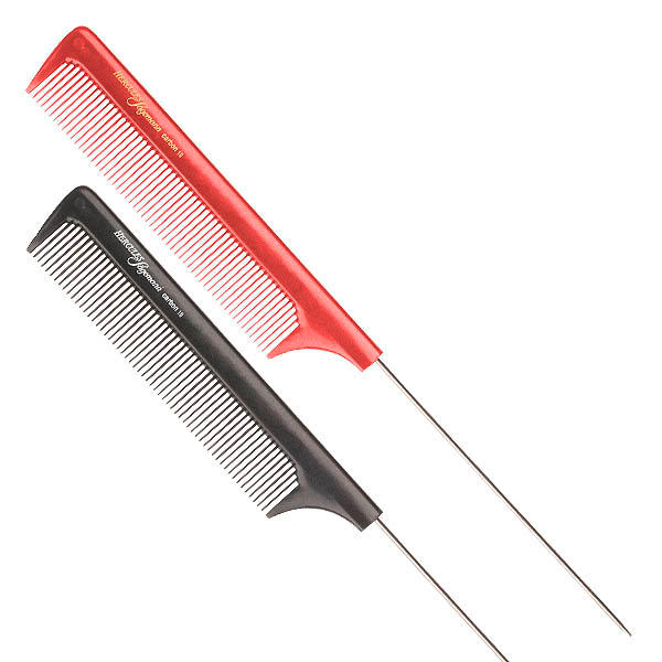 Hercules Sägemann Needle handle comb HS C19 Red - 3