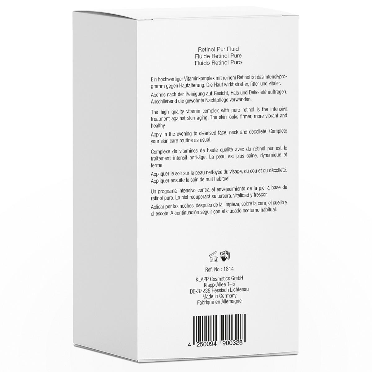 KLAPP A CLASSIC Retinol Pure Fluid 30 ml - 3