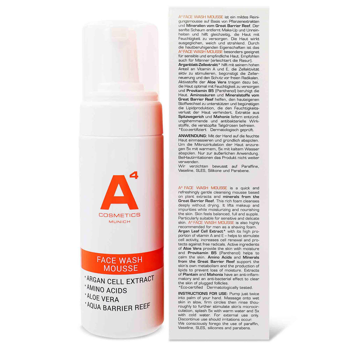 A4 Cosmetics Face Wash Mousse 150 ml - 3