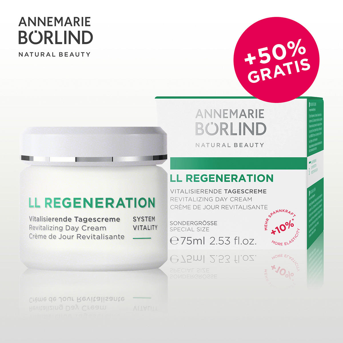 ANNEMARIE BÖRLIND LL REGENERATION SYSTEM VITALITY Vitalisierende Tagescreme LIMITED EDITION 75 ml - 3