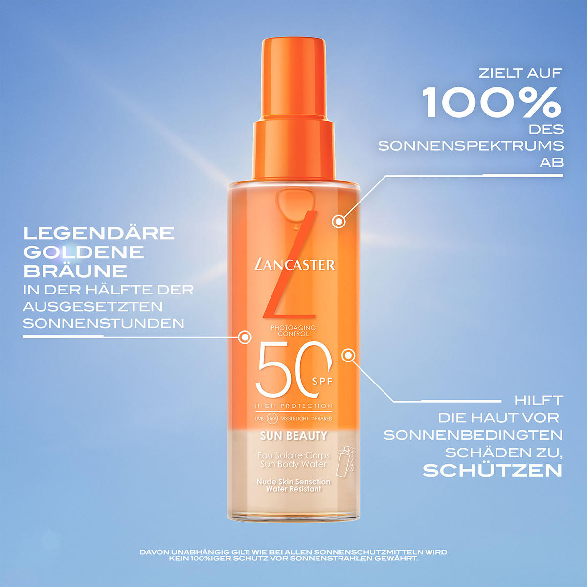 Lancaster Sun Beauty Sun Protective Water SPF50 150 ml - 3