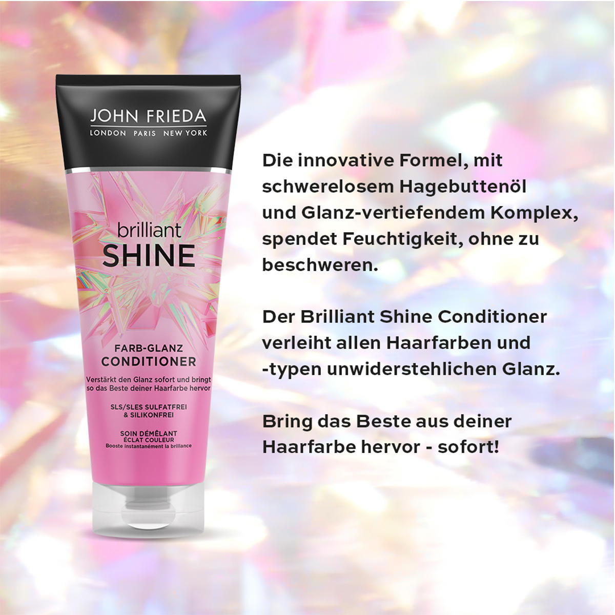 JOHN FRIEDA Brilliant Shine Après-shampooing couleur-éclat 250 ml - 3