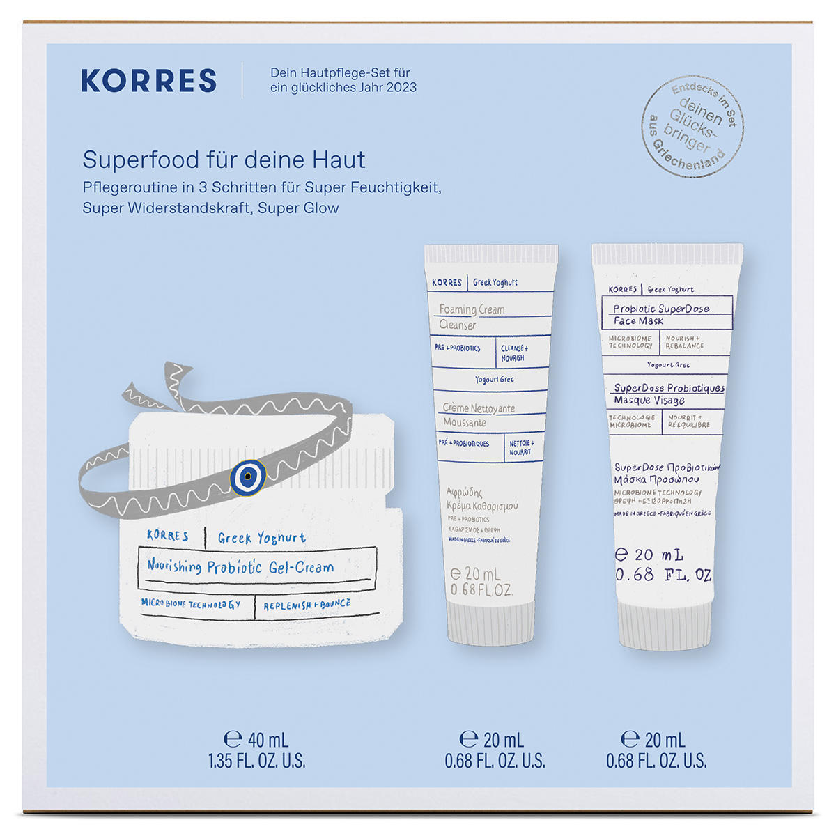 KORRES Greek Yoghurt Set trio per la cura della pelle  - 3