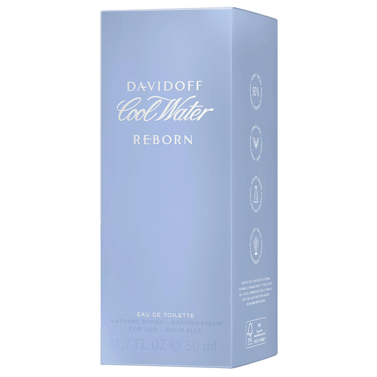DAVIDOFF Cool Water Woman Reborn Eau de Toilette 50 ml - 3