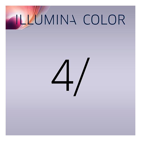 Wella Illumina Color Permanent Color Creme 4/ Tubo marrón medio 60 ml - 3