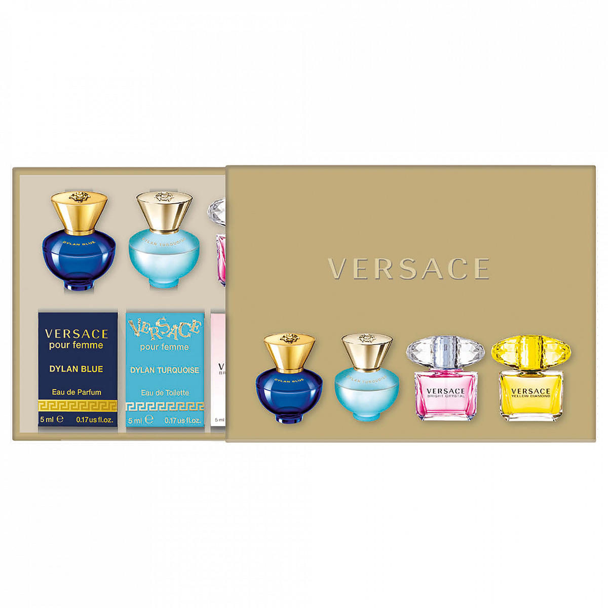 Versace Miniatures fragrance set ladies 4 x 5 ml - 3