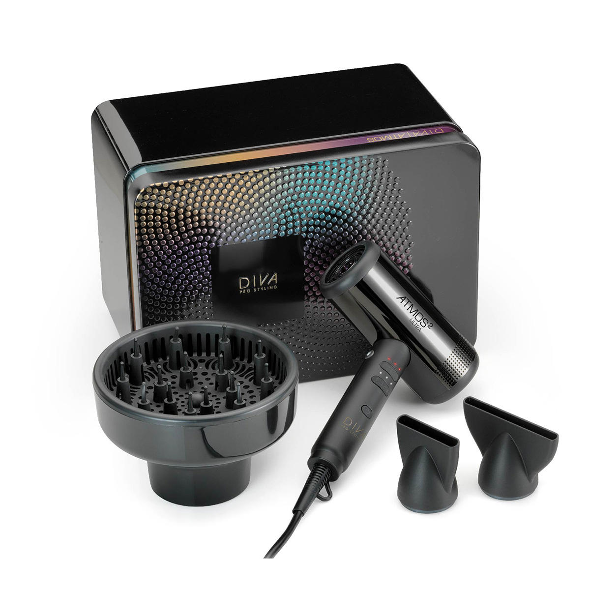 Diva Secador Atmos 2 Ultra  negro - 3