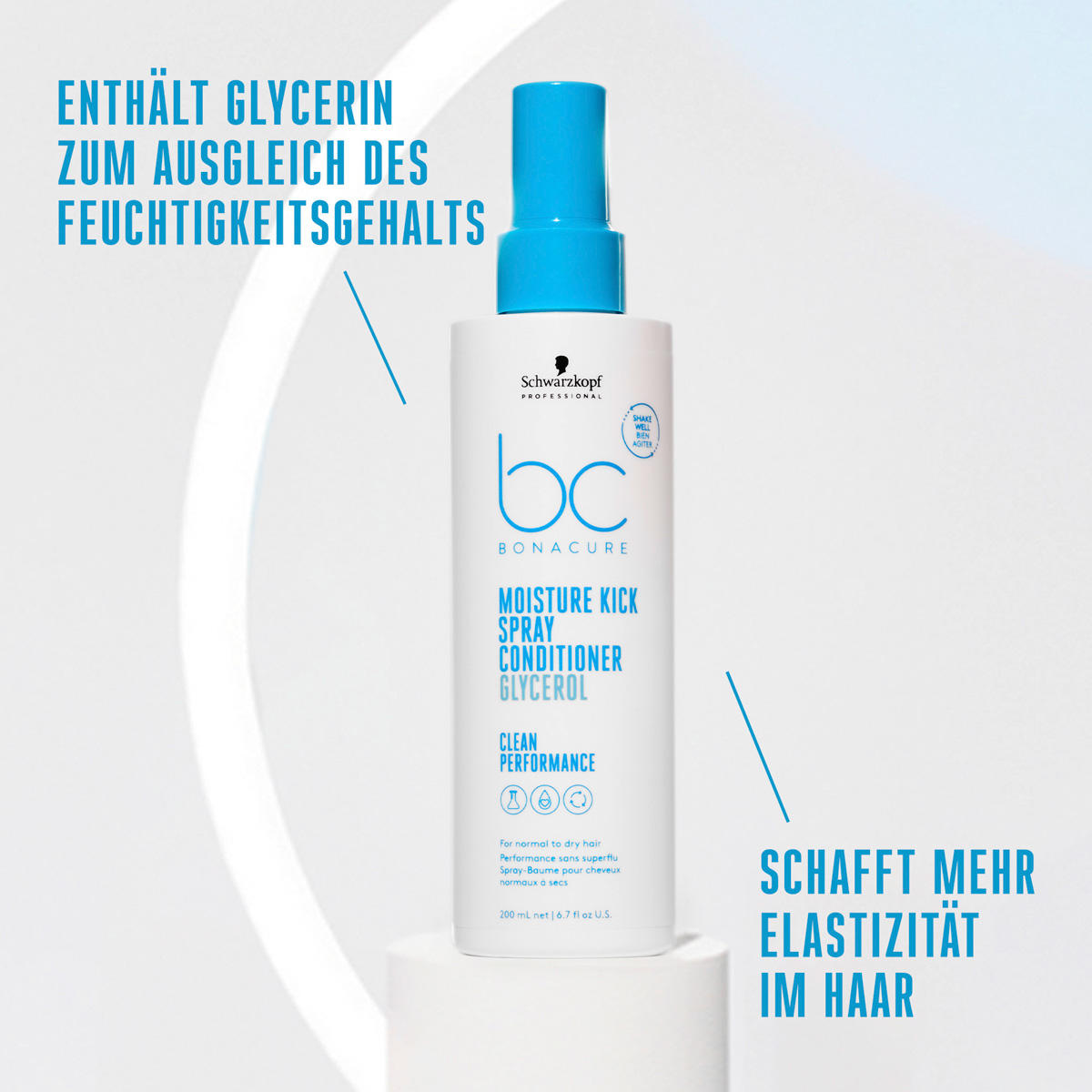Schwarzkopf Professional BC Bonacure MOISTURE KICK Spray Conditioner 400 ml - 3