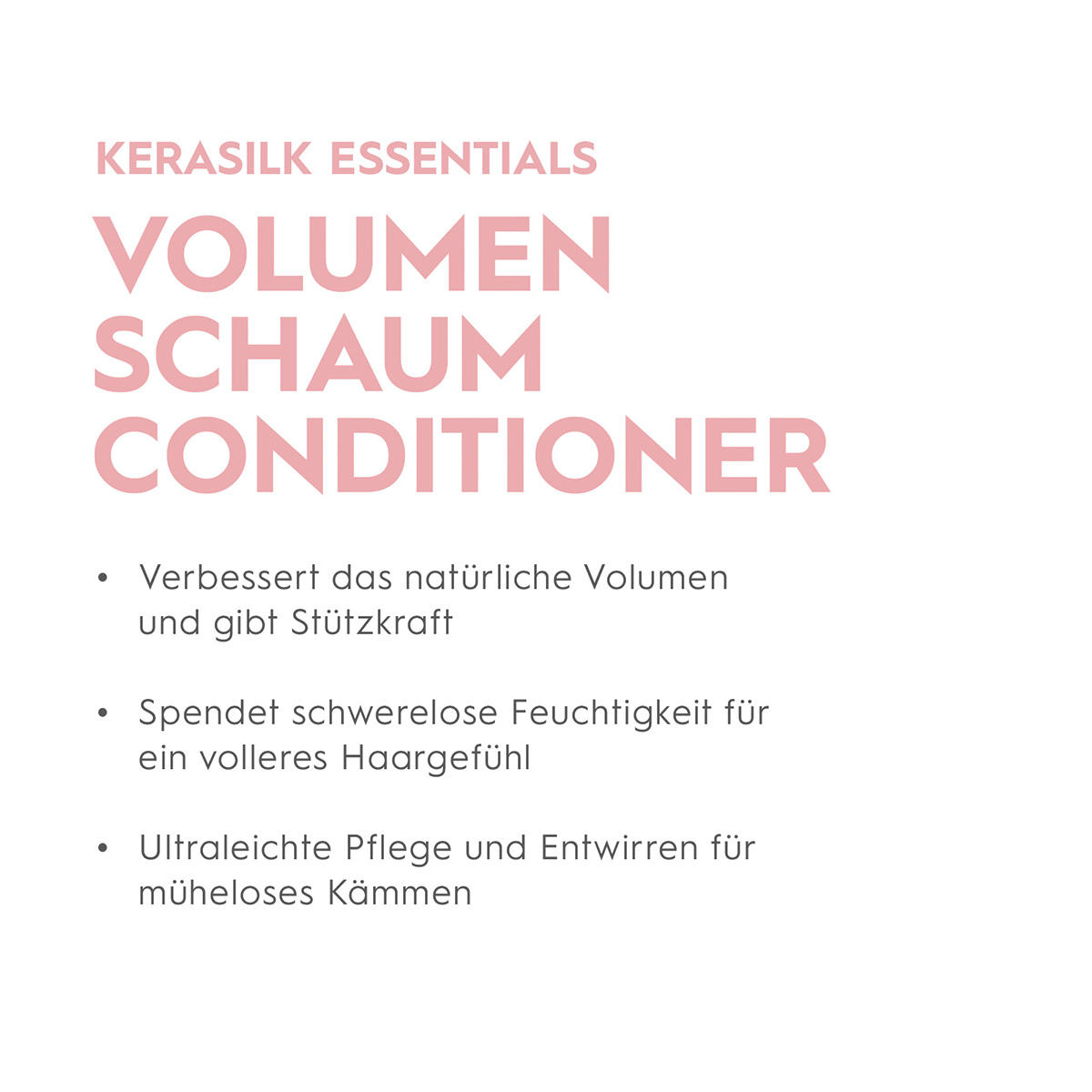 KERASILK Volume Foam Conditioner 150 ml - 3