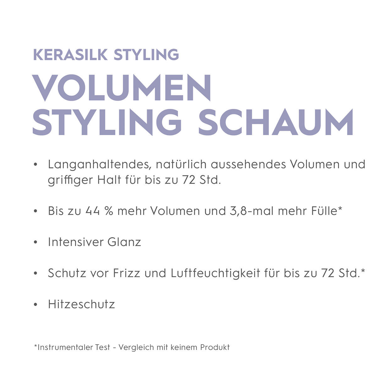 KERASILK Volume styling foam 150 ml - 3