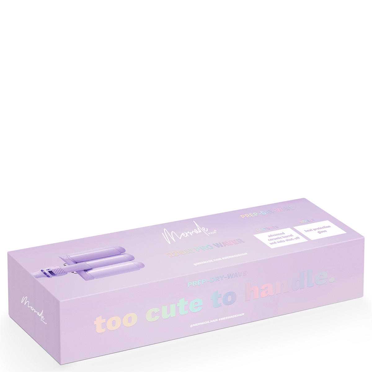 Mermade Hair Pro Waver Cutie Lilac 22mm Lockenstab  - 3