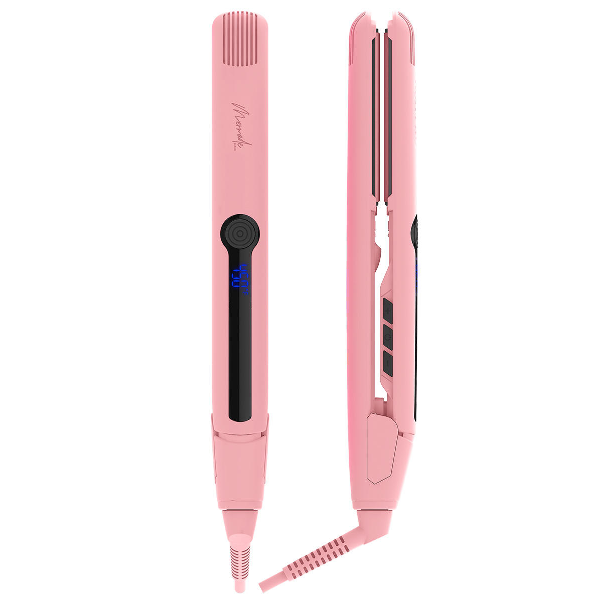 Mermade Hair Straightener Pink 28mm Straightener  - 3