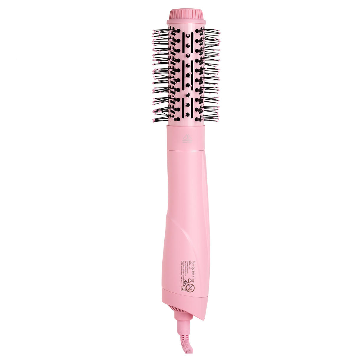 Mermade Hair Cepillo de secado Cepillo de aire caliente rosa  - 3