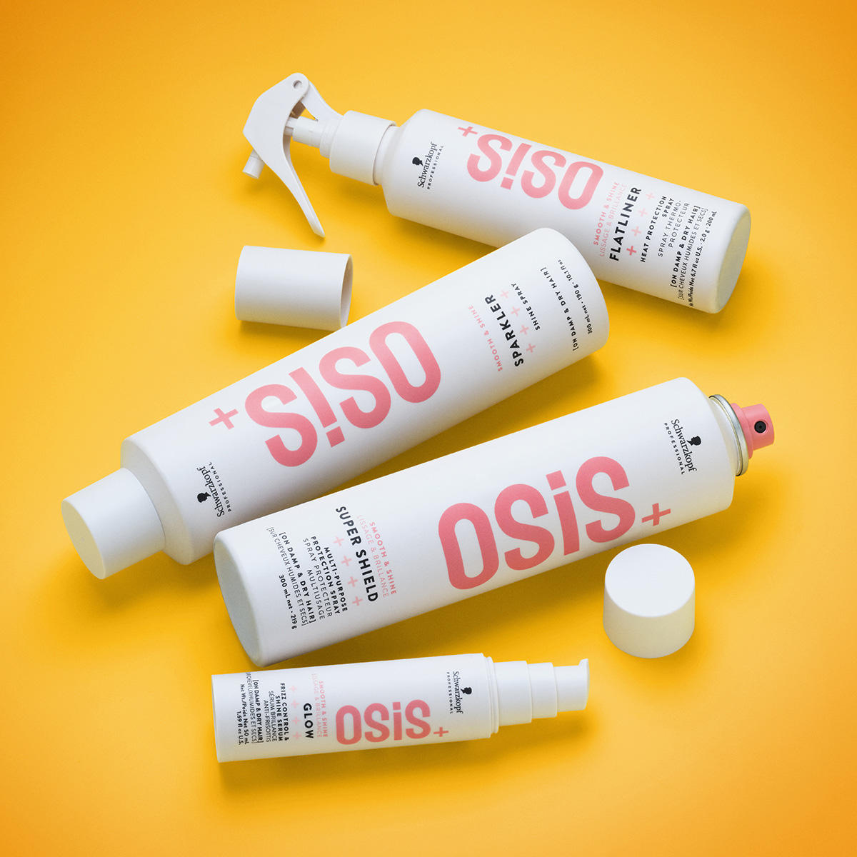 Schwarzkopf Professional OSIS+ Smooth & Shine Heat Protection Spray 200 ml - 3