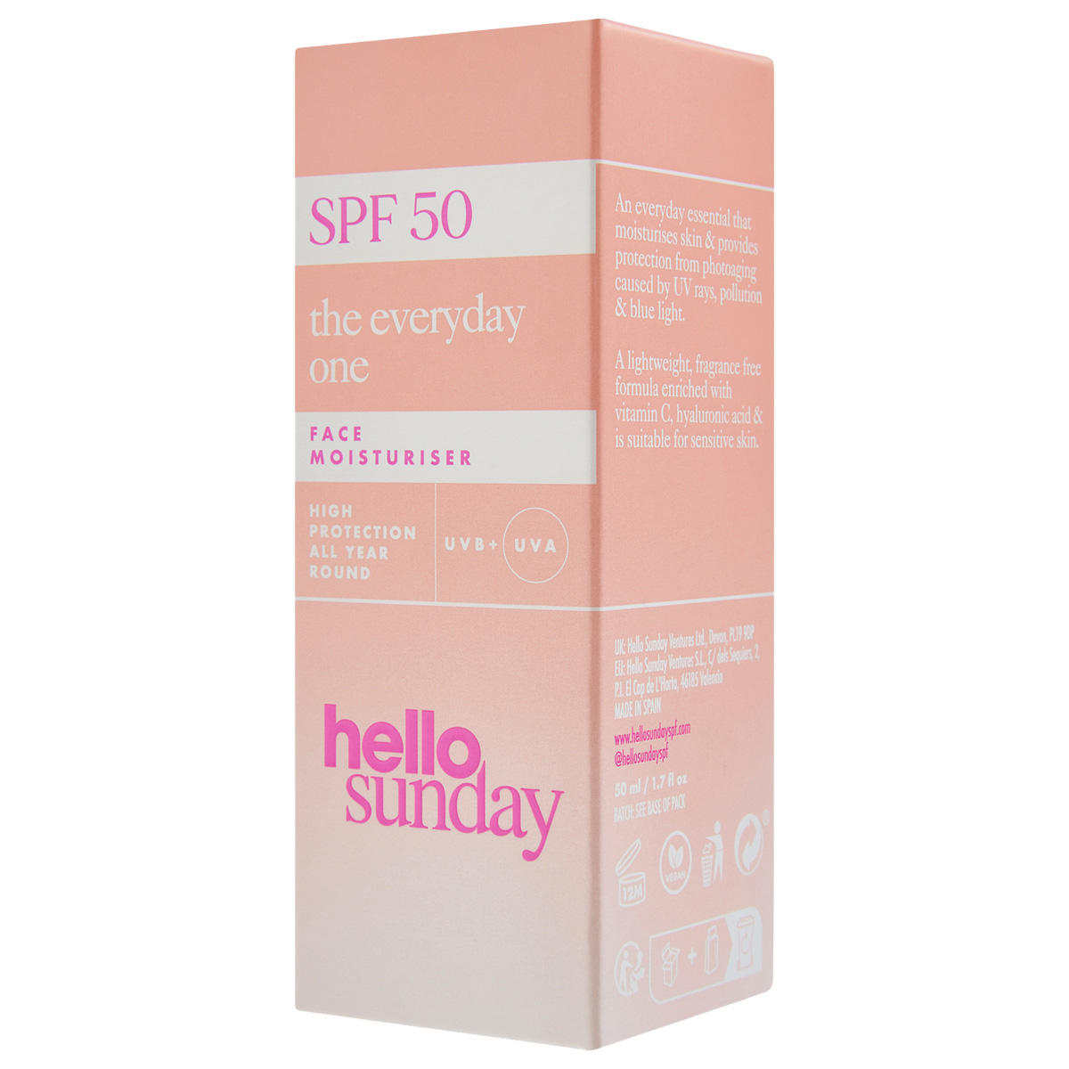hello sunday the everyday one Face moisturiser SPF 50 50 ml - 3