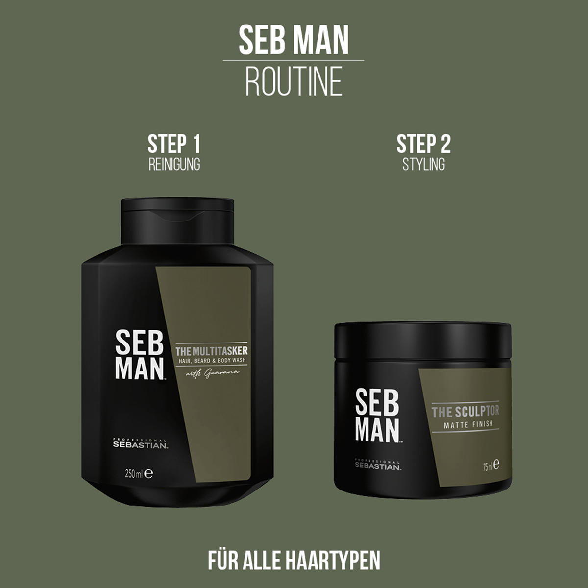 Sebastian SEB MAN Gift box for all hair types  - 3