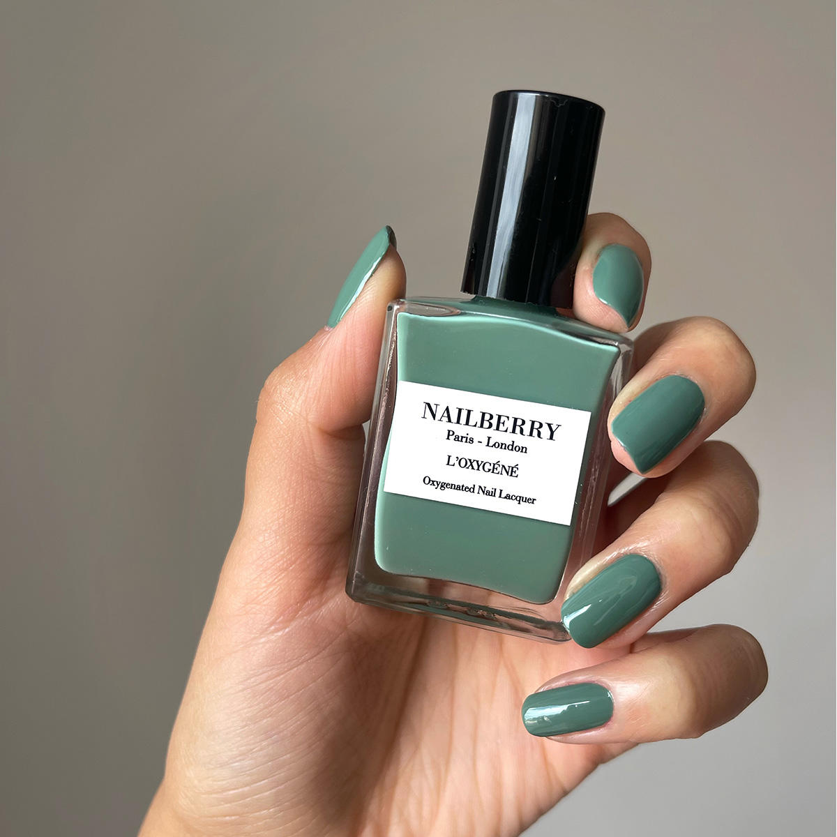 NAILBERRY L'Oxygéné Oxygenated Nail Lacquer Mint, 15 ml - 3