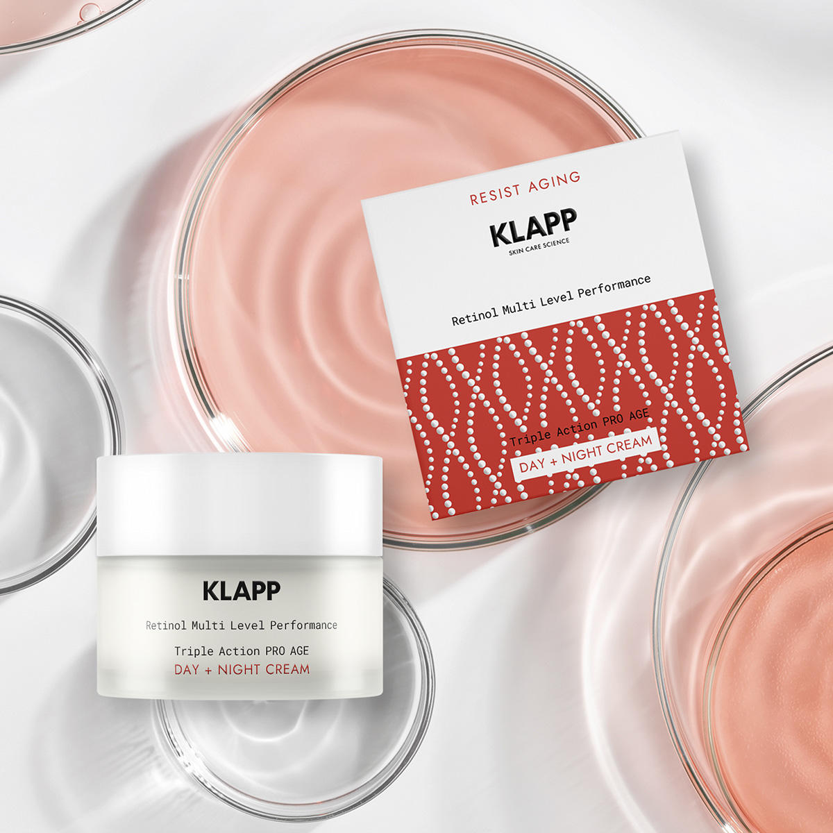 KLAPP RESIST AGING Retinol Triple Action PRO AGE Day + Night Cream 50 ml - 3