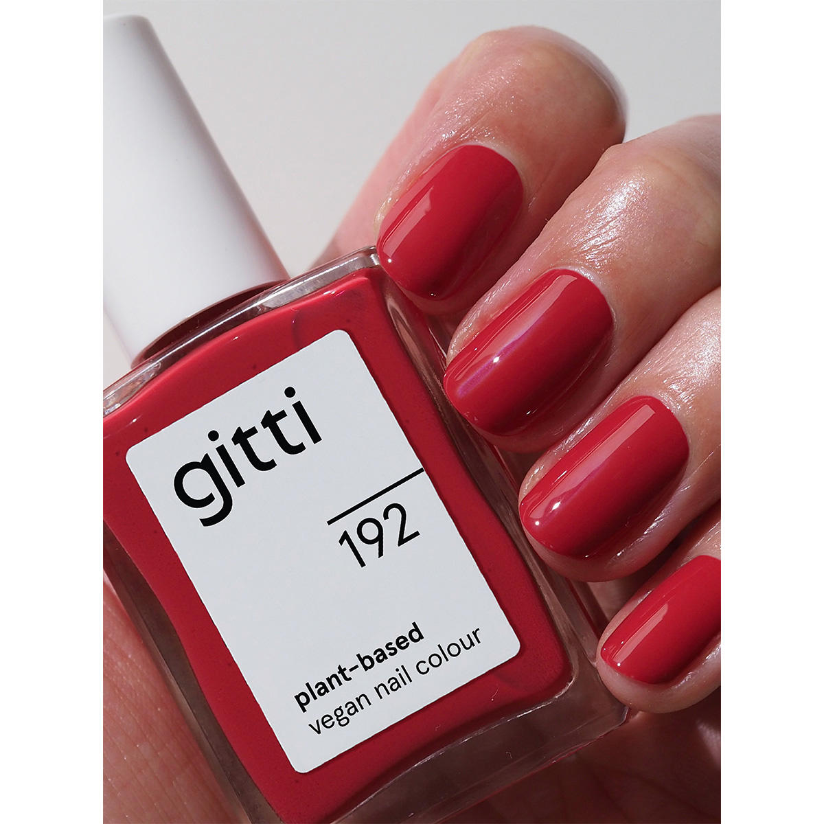 gitti no. 192 Nail Polish Hibiscus Red 15 ml - 3