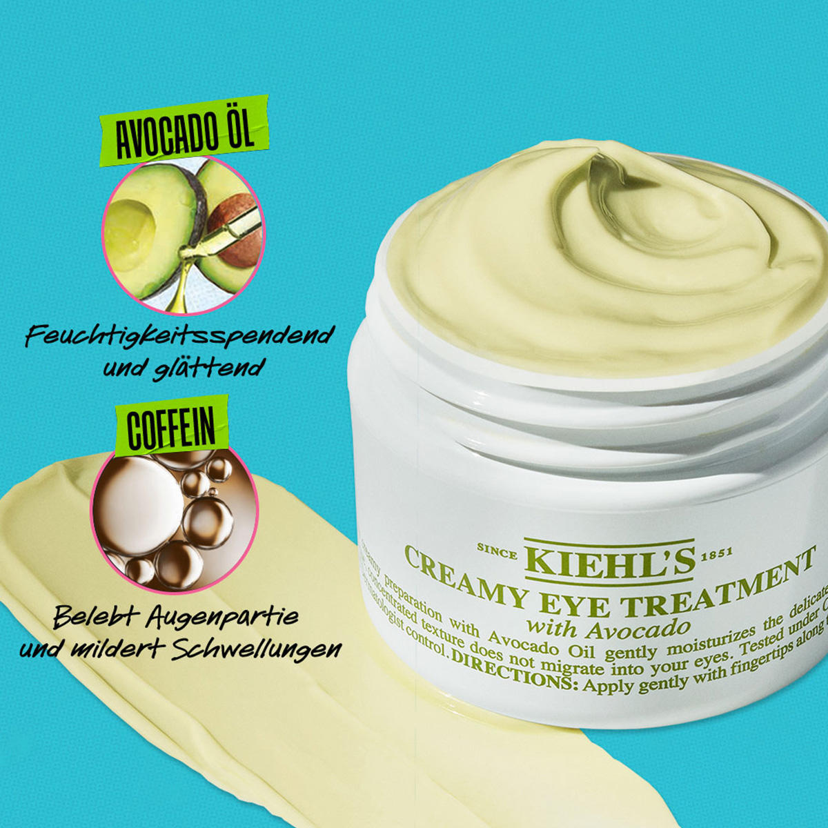 Kiehl's Creamy Eye Treatment with Avocado 14 ml - 3