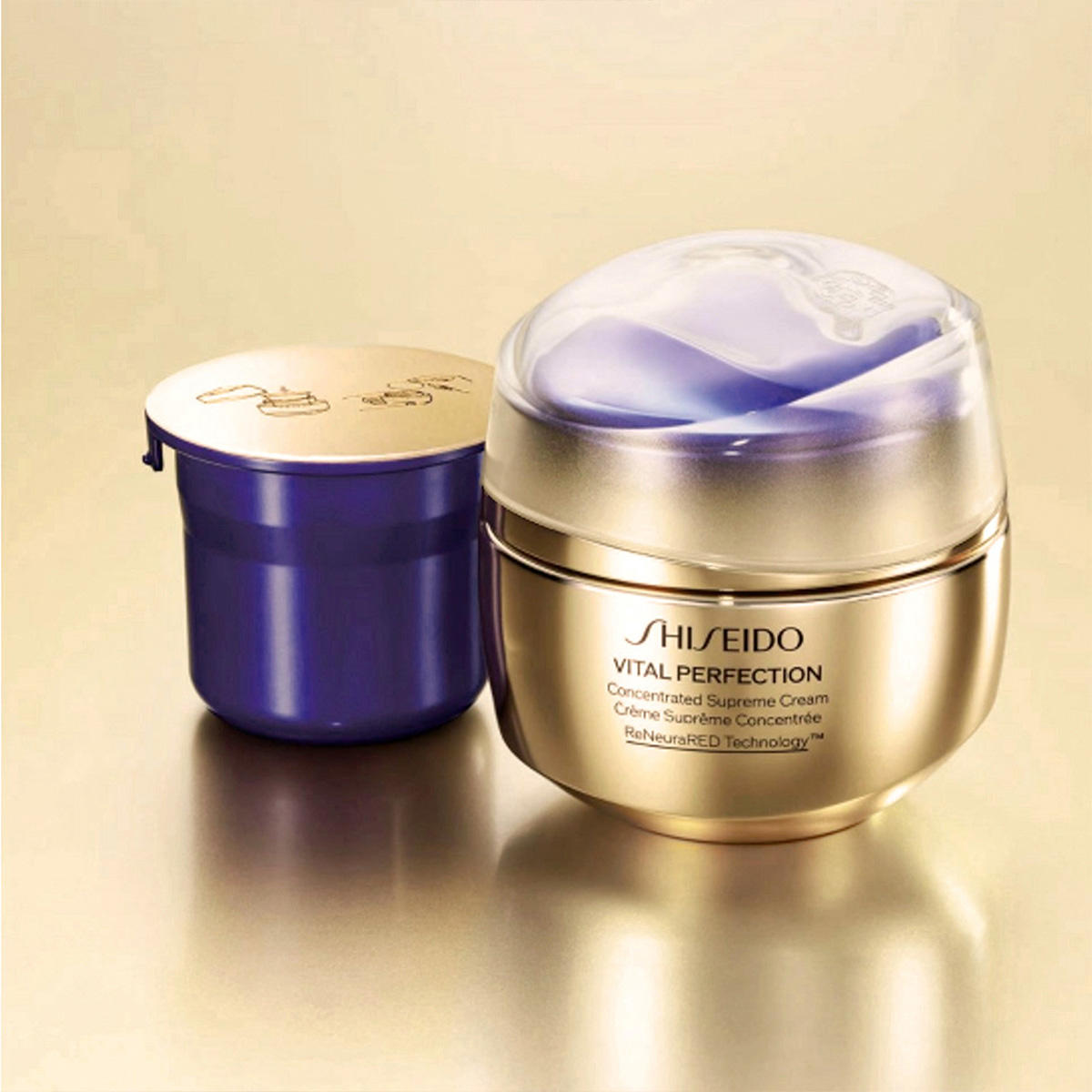 Shiseido Vital Perfection Concentrated Supreme Cream Refill 50 ml - 3