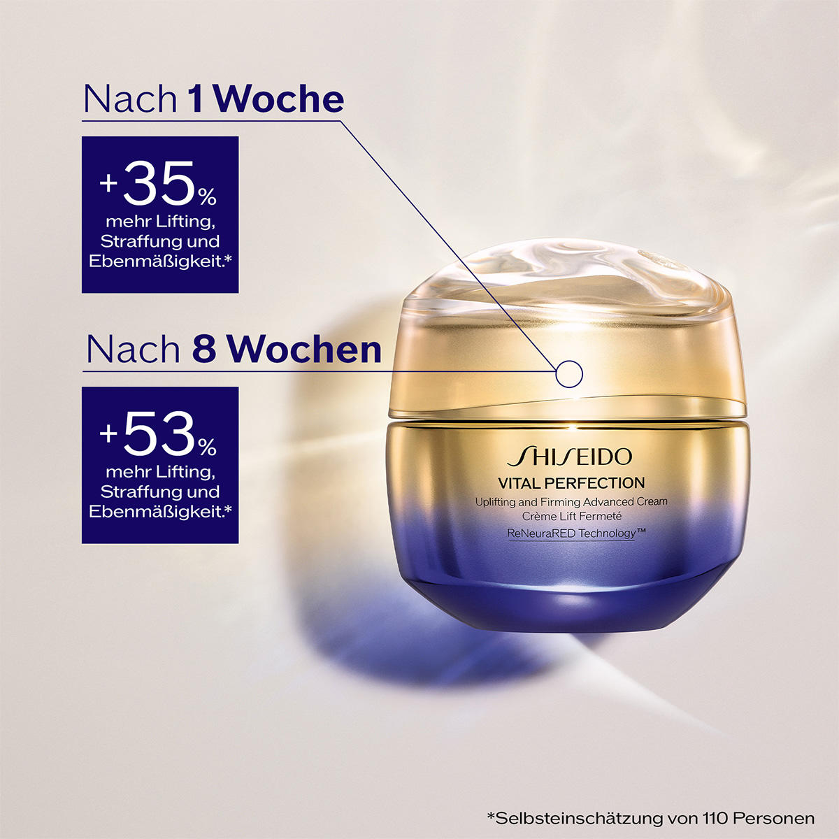Shiseido Vital Perfection Uplifting and Firming Advanced Cream Refill 50 ml - 3