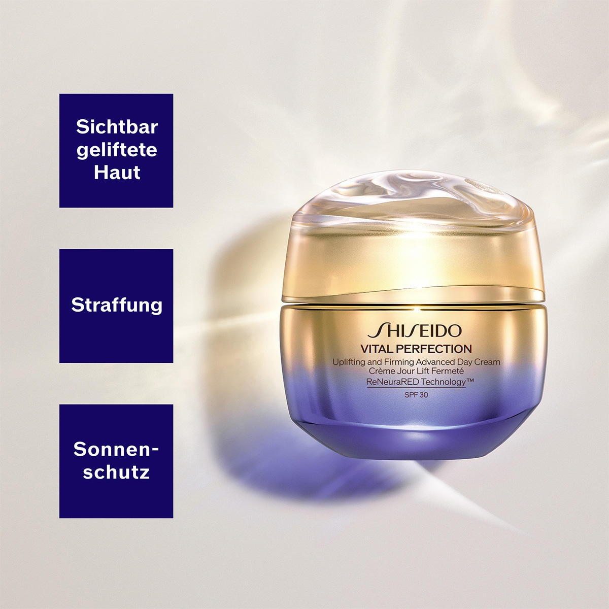 Shiseido Vital Perfection Uplifting and Firming Advanced Day Cream SPF30 Refill 50 ml - 3