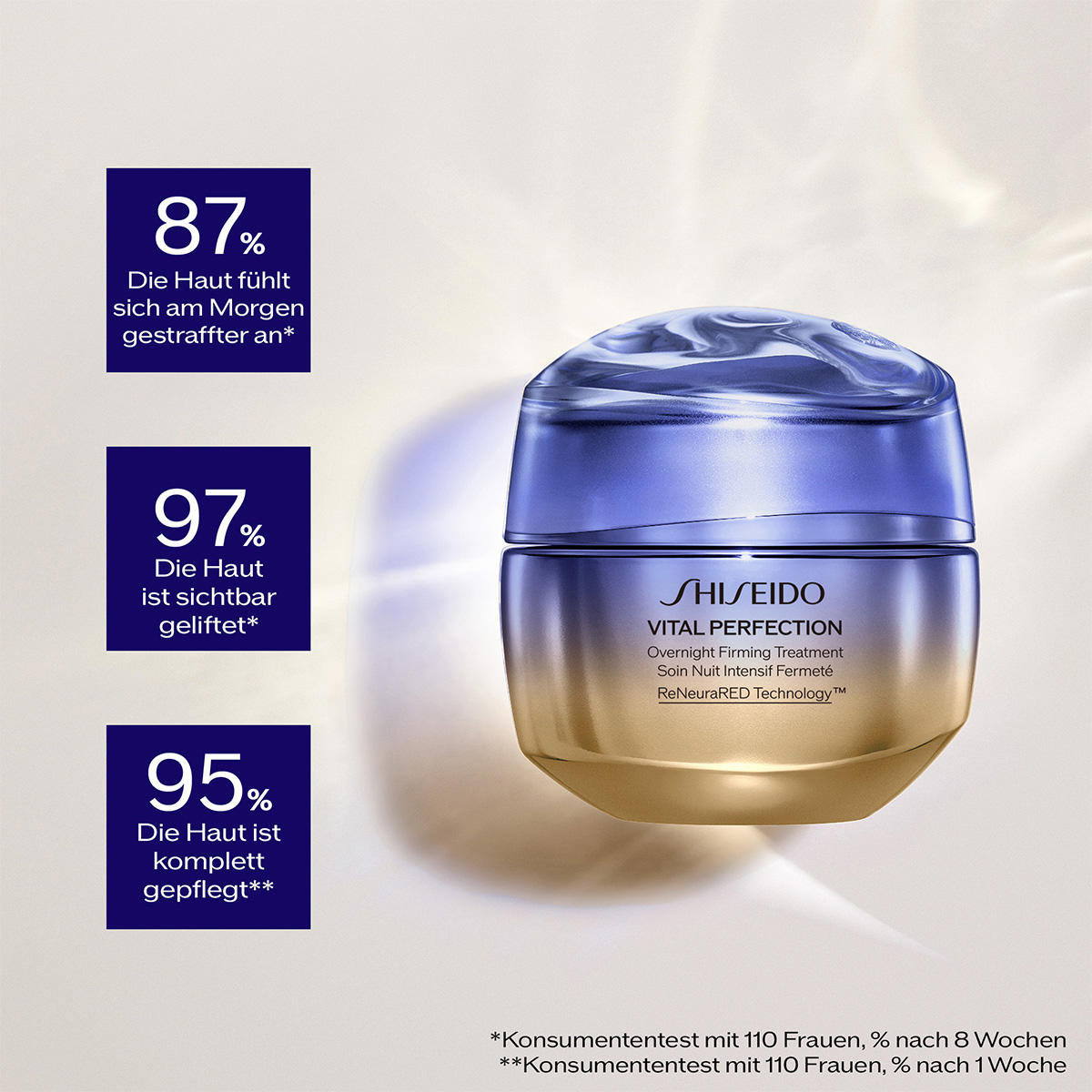 Shiseido Vital Perfection Overnight Firming Treatment Refill 50 ml - 3