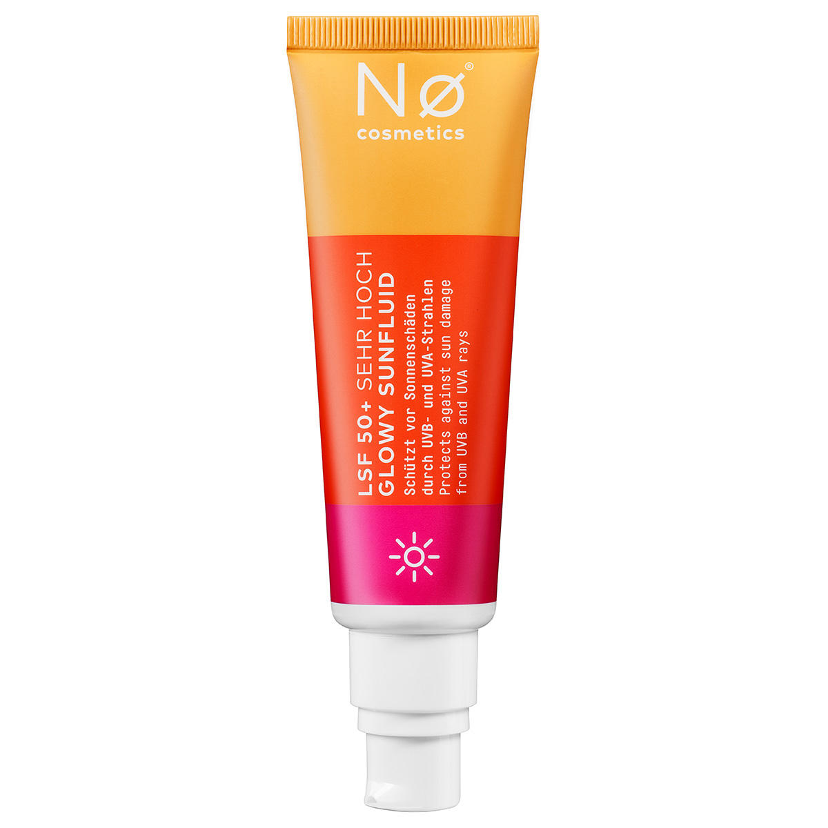 Nø Cosmetics safe tøday Glowy Sunfluid LSF 50+ 50 ml - 3