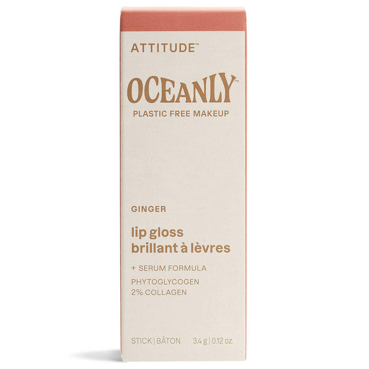 Attitude Oceanly Lip gloss Ginger 3,4 g - 3