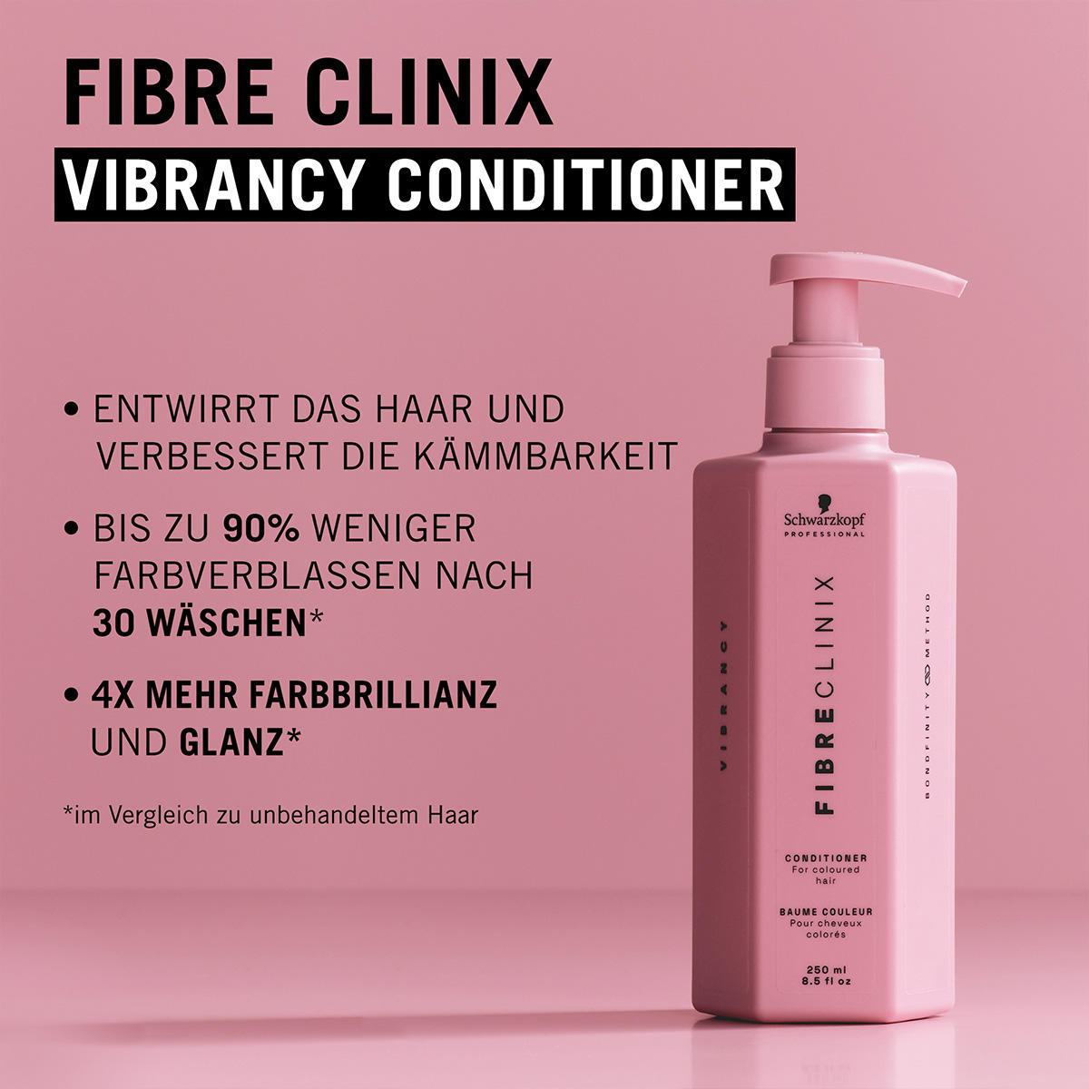Schwarzkopf Professional FIBRE CLINIX Vibrancy Conditioner 250 ml - 3
