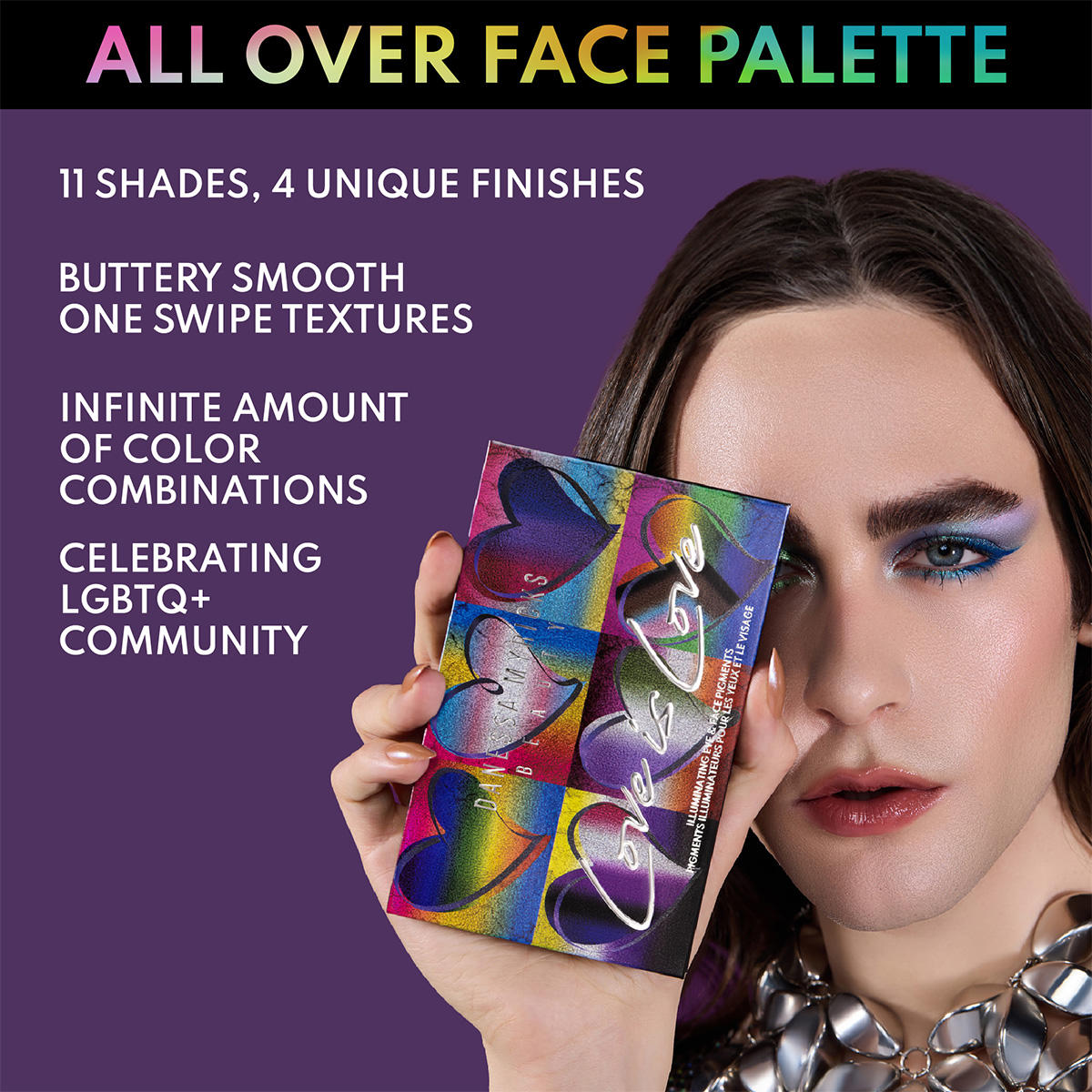 DANESSA MYRICKS BEAUTY PRIDE PALETTE LOVE IS LOVE  - 3