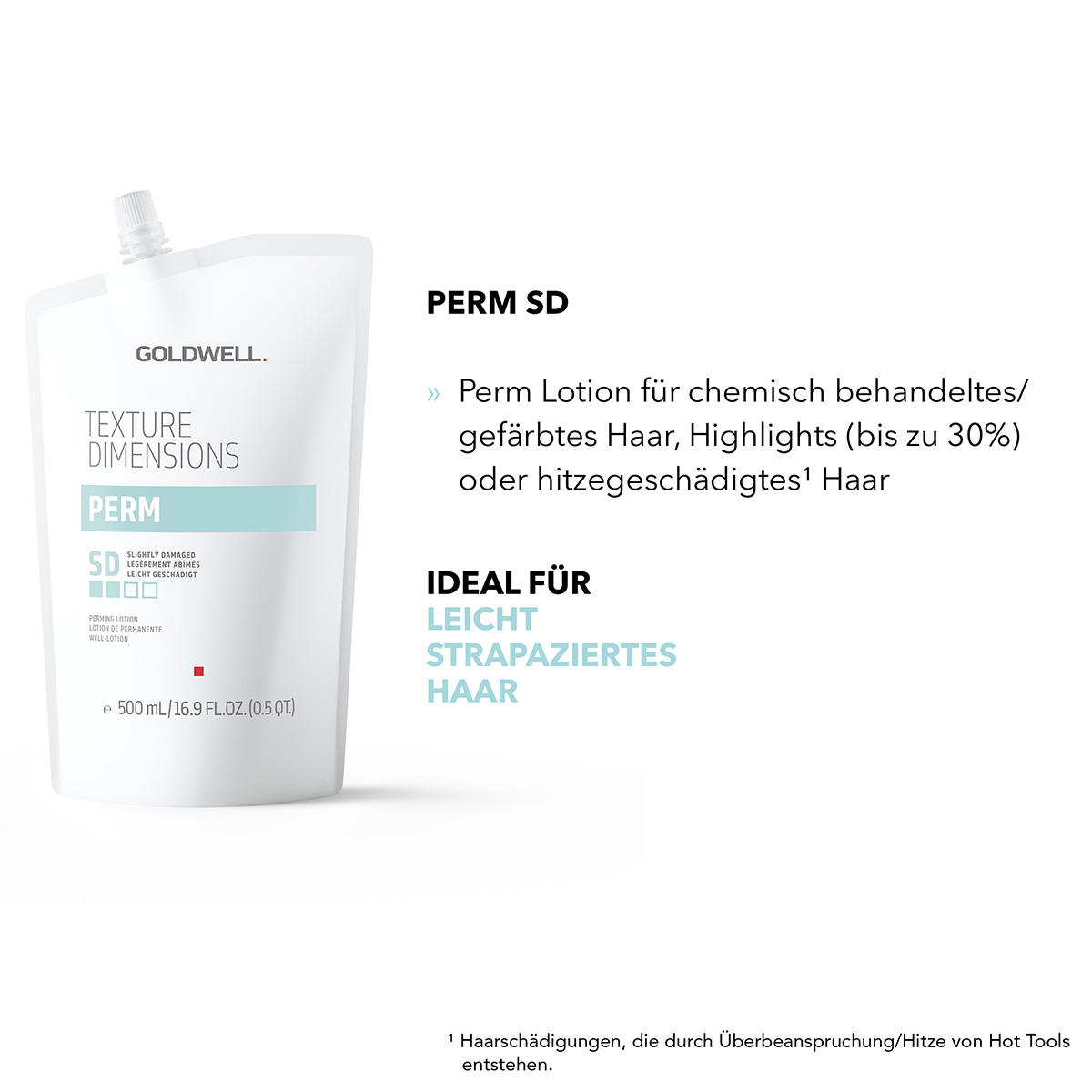 Goldwell Texture Dimensions PERM SD - Slightly Damaged leicht strapaziertes Haar 500 ml - 3