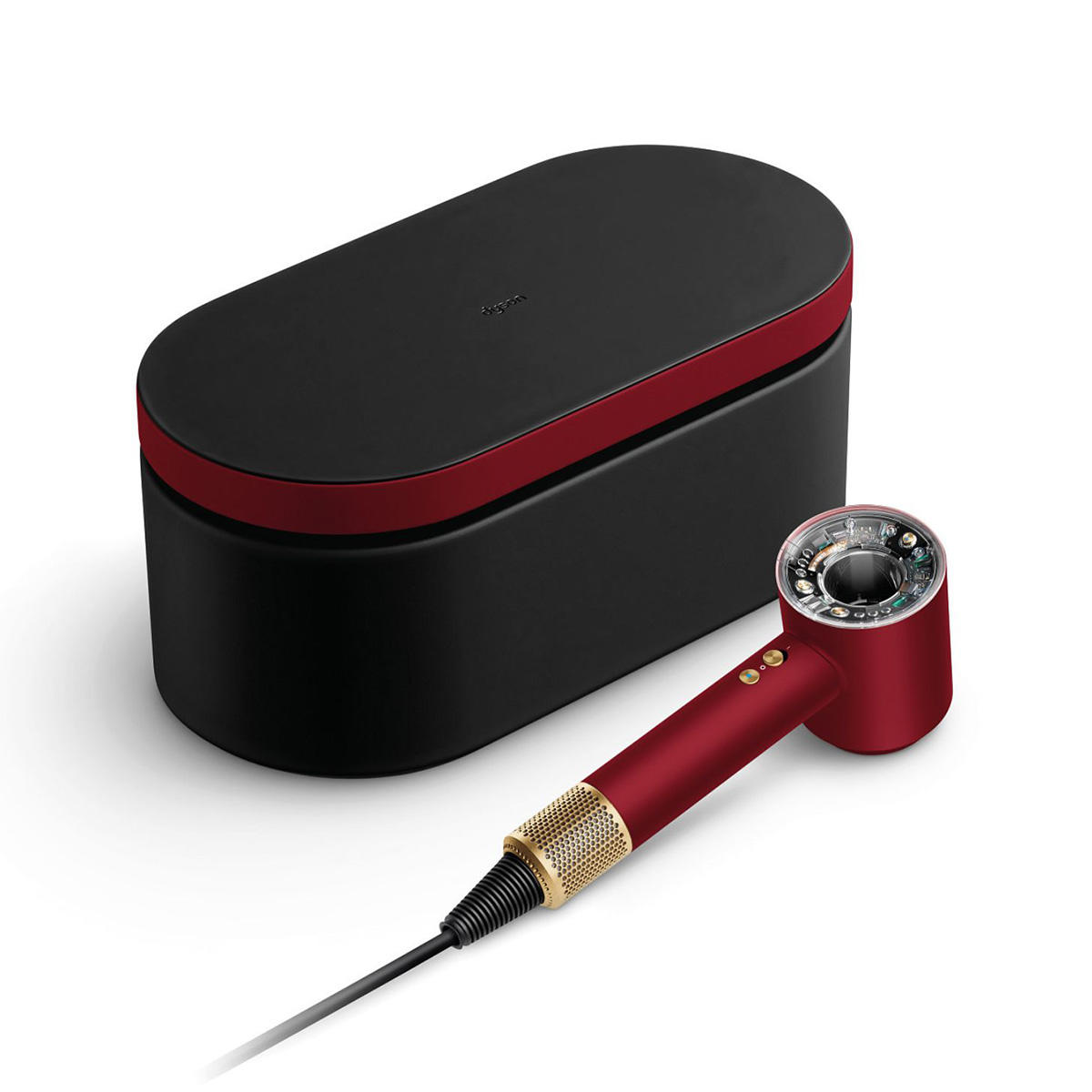 Dyson Supersonic Secador de pelo Nural Terciopelo rojo y dorado - 3