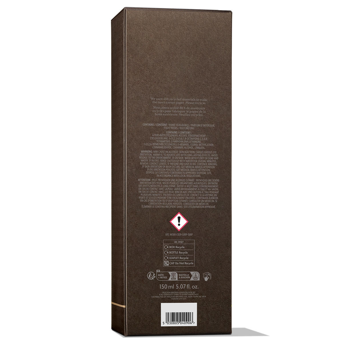 MOLTON BROWN Mesmerising Oudh Accord & Gold Aroma Reeds 150 ml - 3