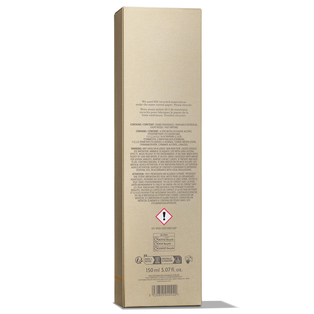 MOLTON BROWN Mesmerising Oudh Accord & Gold Aroma Reeds Refill 150 ml - 3