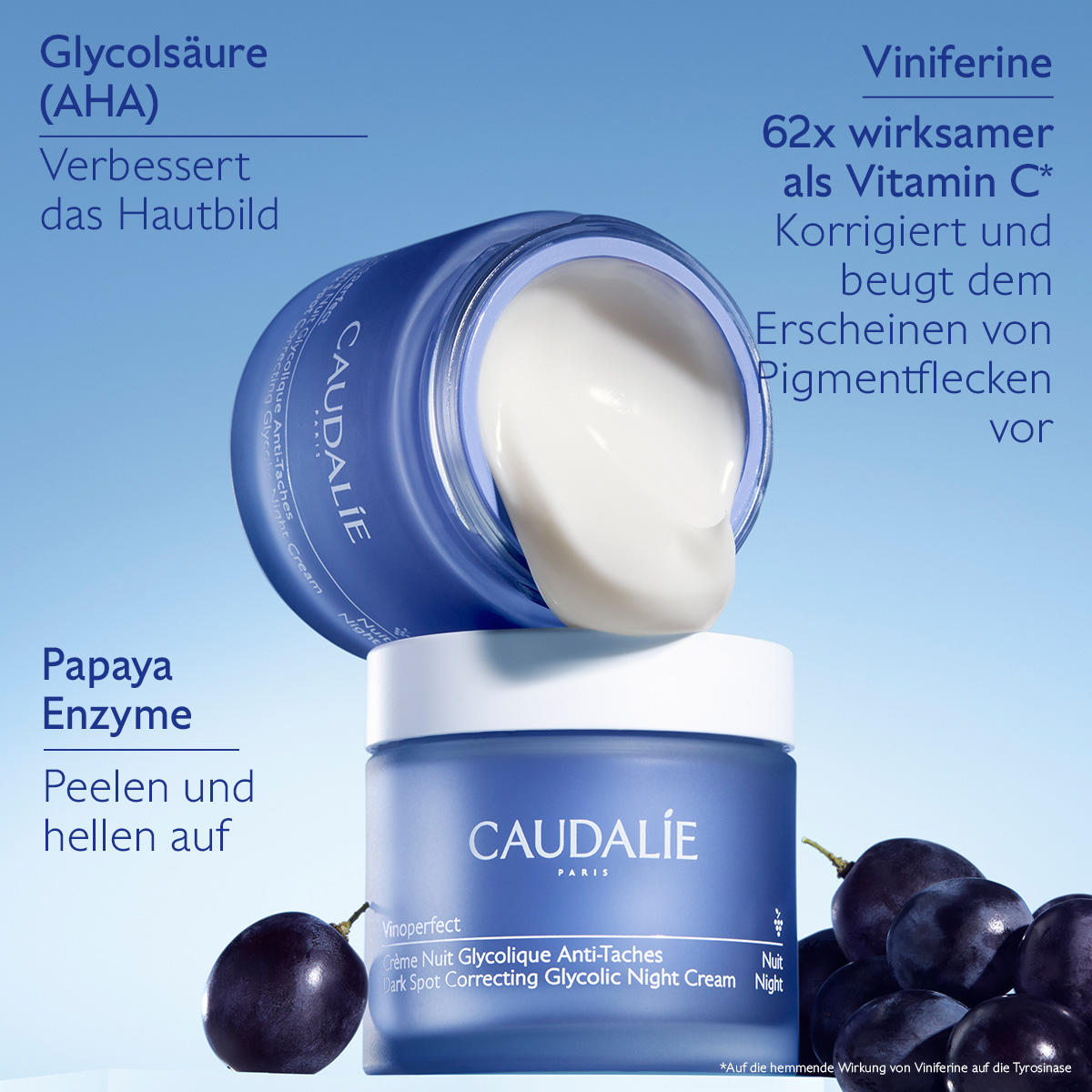 CAUDALIE Vinoperfect Anti-Pigmentflecken Nachtcreme 50 ml - 3