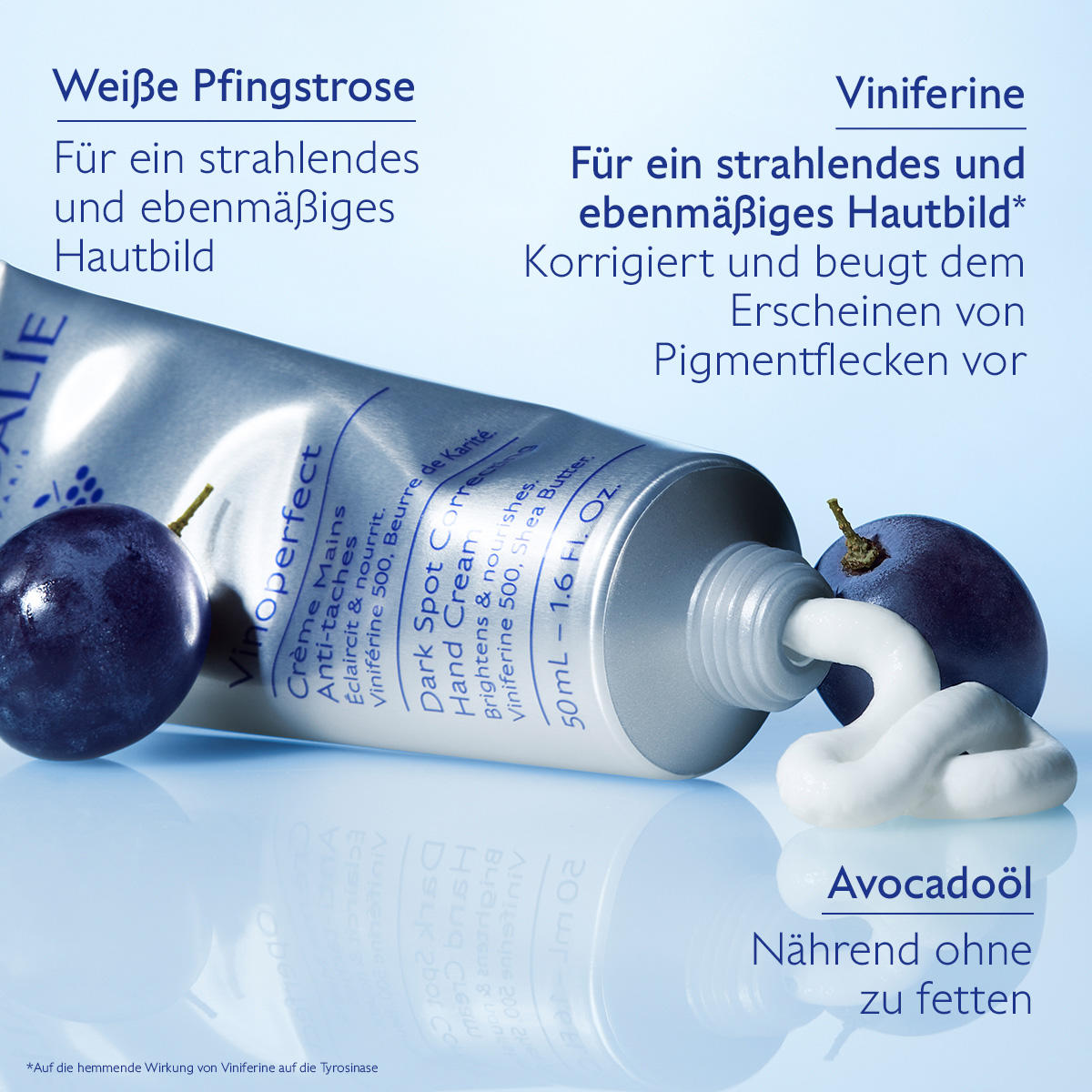 CAUDALIE Vinoperfect Handcrème tegen pigmentvlekken 50 ml - 3