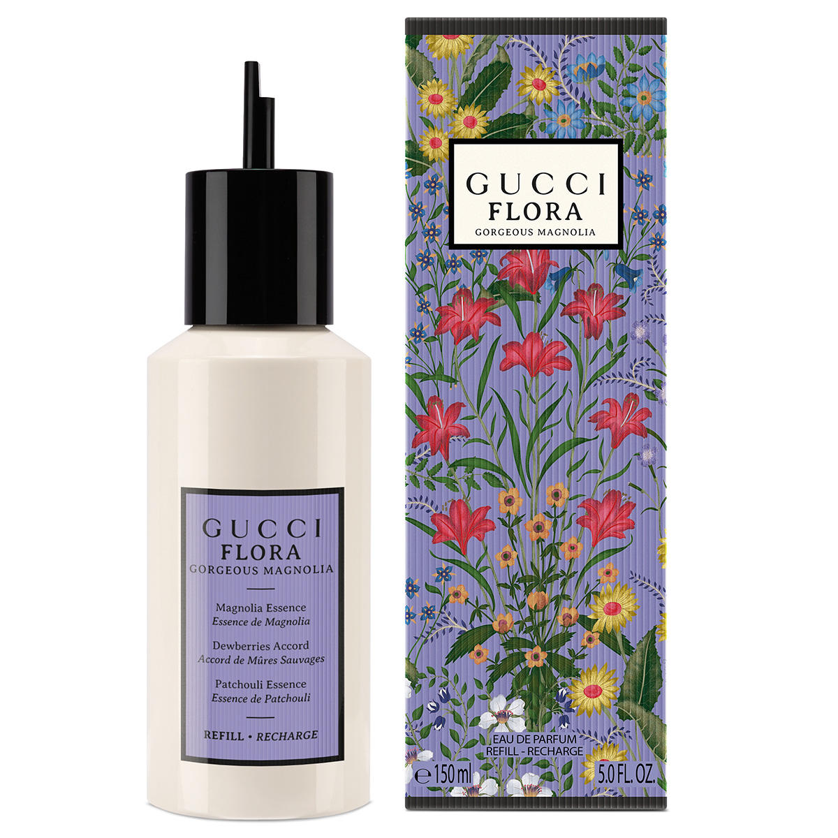 Gucci Flora Gorgeous Magnolia Eau de Parfum Refill 150 ml - 3