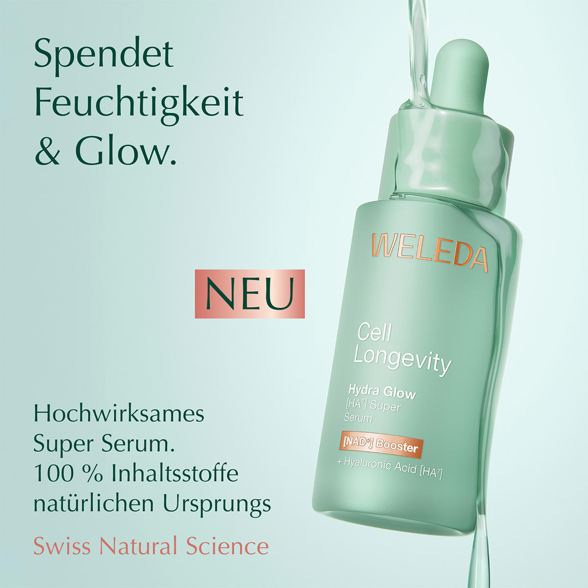 Weleda Cell Longevity Hydra Glow [HA7] Super Serum 30 ml - 3