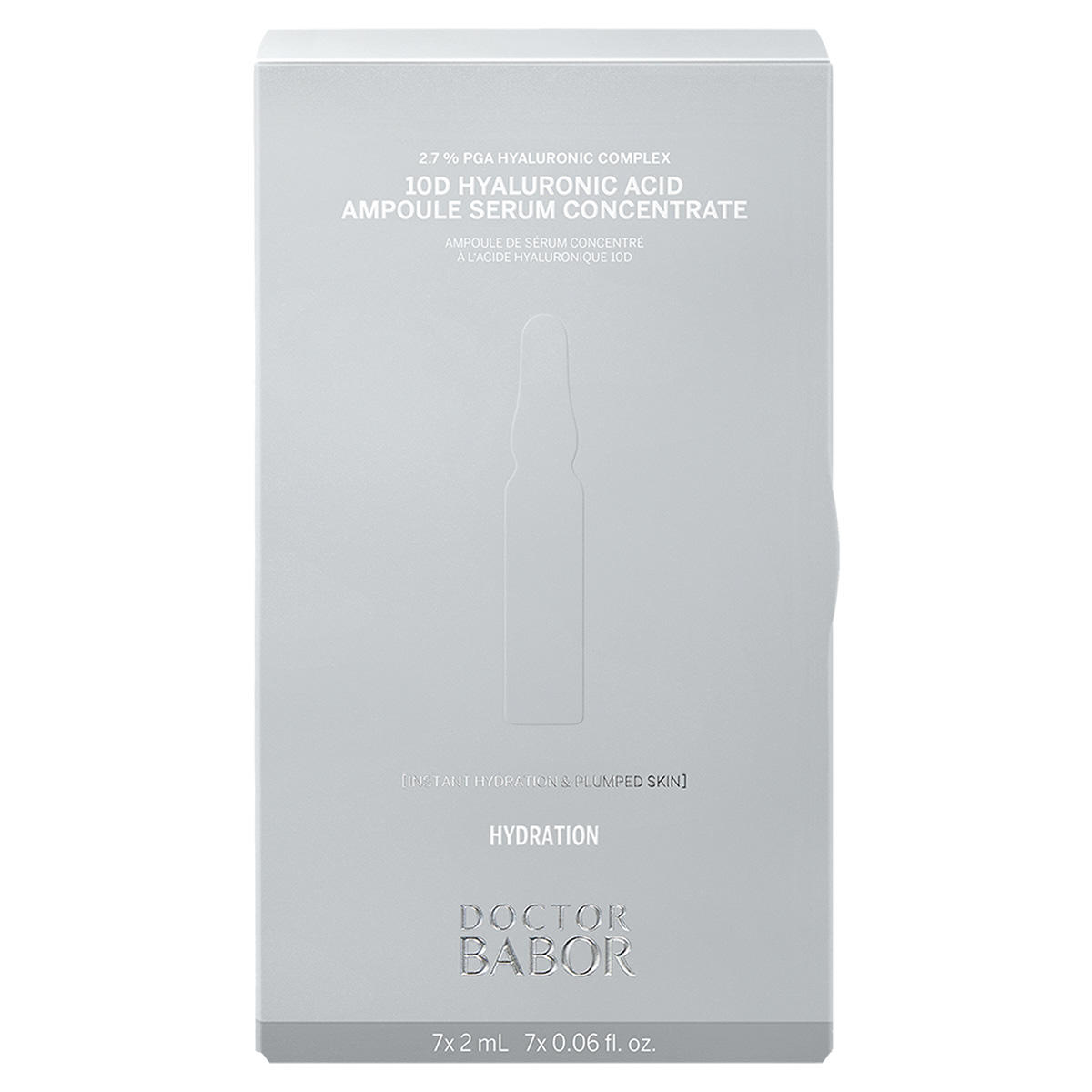 BABOR DOCTOR BABOR HYDRATION 10D Hyaluronic Acid Ampoule Serum Concentrate Packung mit 7 x 2 ml - 3