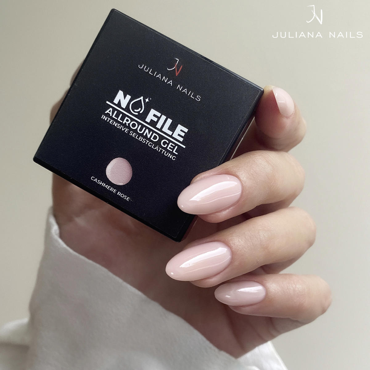 Juliana Nails No File Allround Gel - Cashmere Rose 50 g - 3
