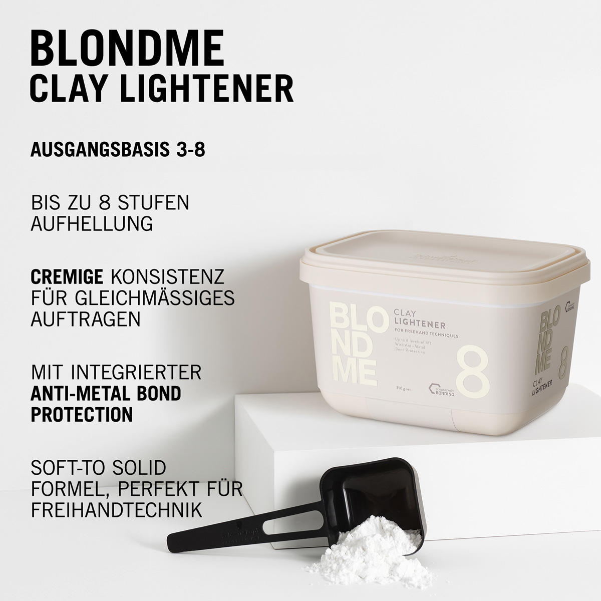 Schwarzkopf Professional BLONDME Clay Lightener 350 g - 3