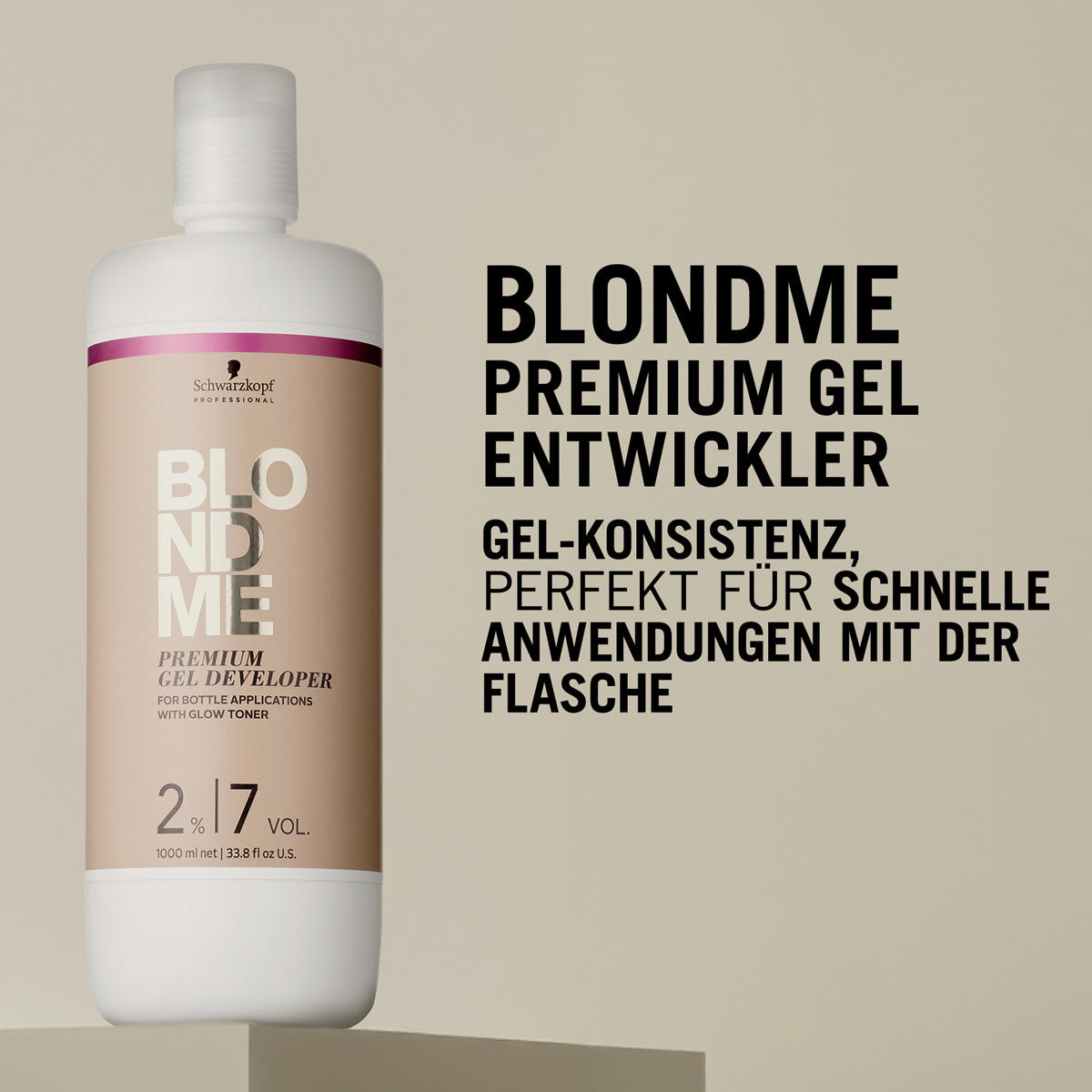 Schwarzkopf Professional BLONDME Premium Gel Developer 2 % - 7 Vol. 1 Liter - 3