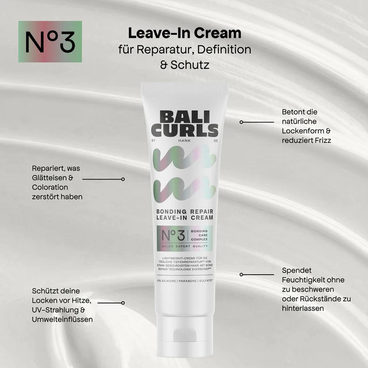 Bali Curls Bonding Leave-In Cream 150 ml - 3