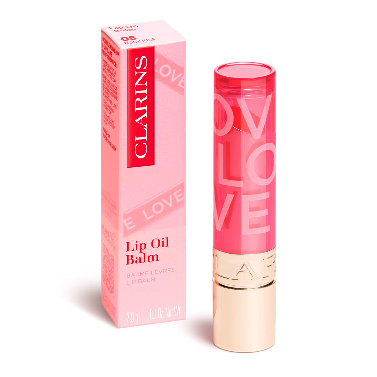 CLARINS LOVE Lip Oil Balm Rosy Kiss 2,9 g - 3