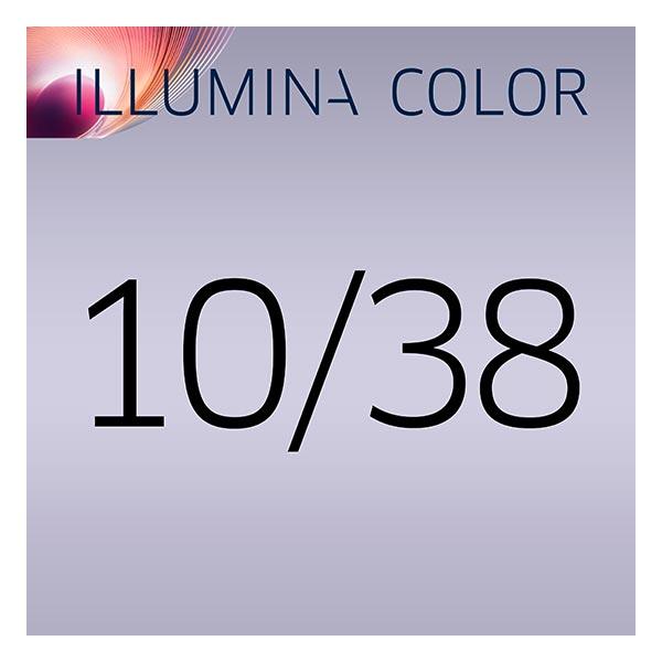 Wella Illumina Color Permanent Color Creme 10/38 Hell-Lichtblond Gold-Perl Tube 60 ml - 3