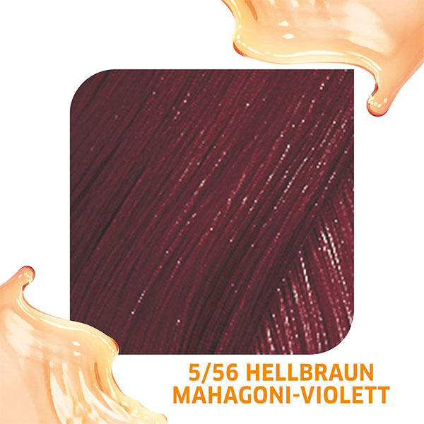 Wella Color Fresh pH 6.5 - Acid 5/56 Hellbraun Mahagoni Violett, 75 ml - 3
